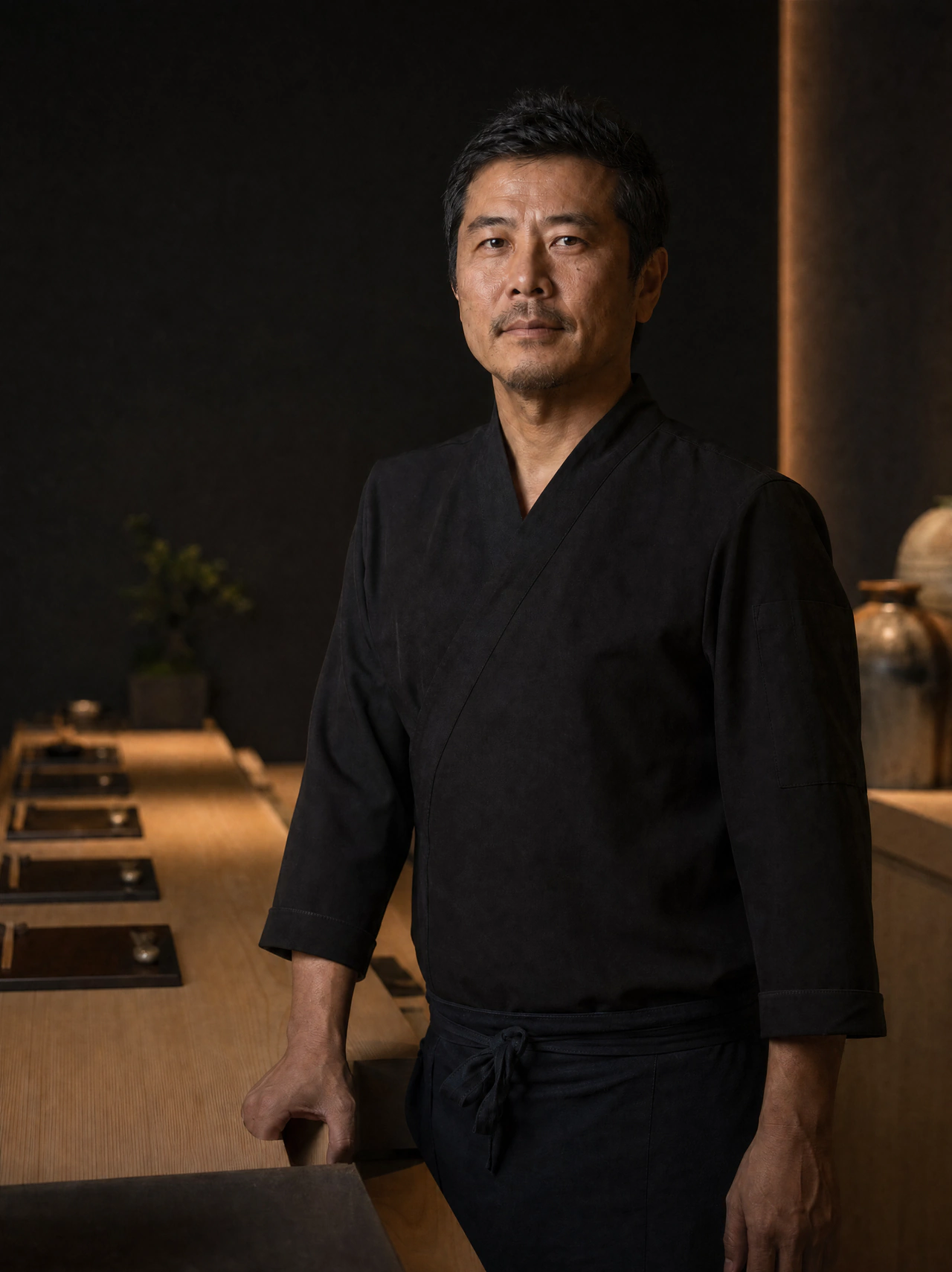 Retrato do chef fictício Ren Mizuno